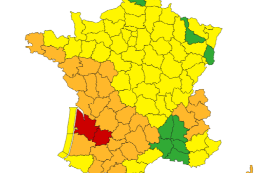 Tempête Nils : le Lot-et-Garonne placé en vigilance rouge pour risque de crues