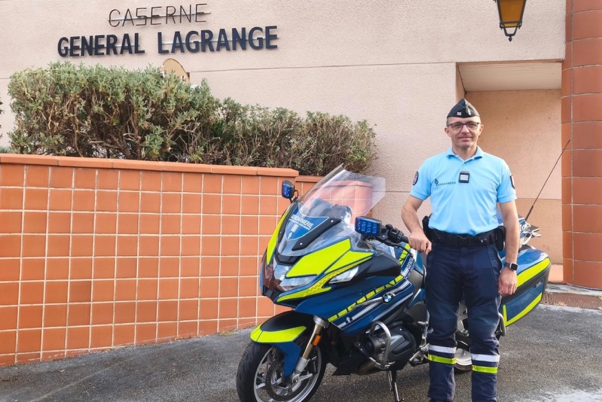 Lutte contre l'insécurité routière : le capitaine Gérard Cassen prend les commandes de l'Escadron départemental de contrôle des flux du Gers